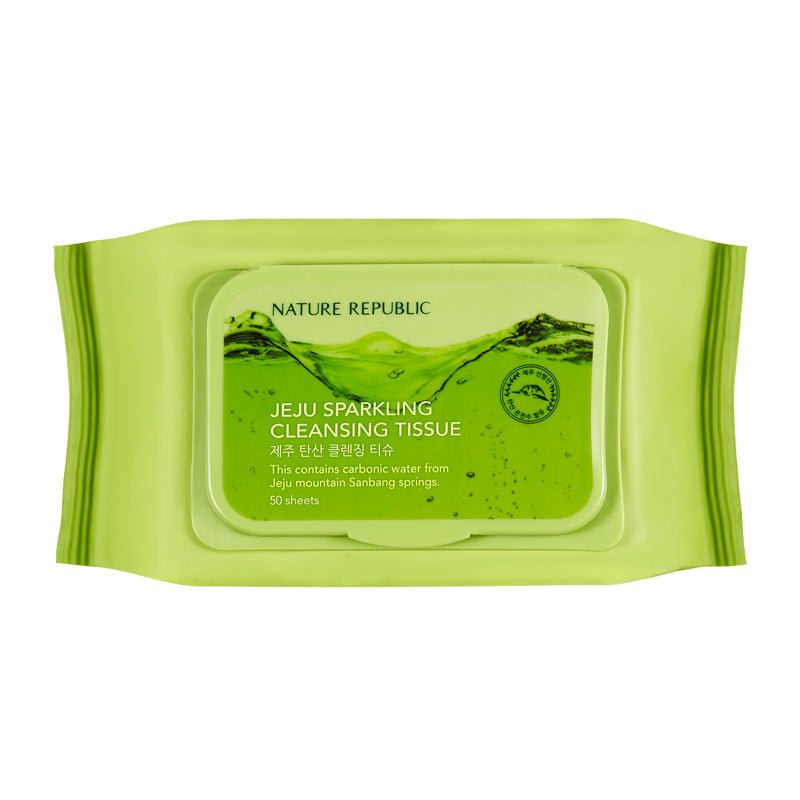 Jeju Sparkling Cleansing Tissue 50 Sheets - Nature Republic