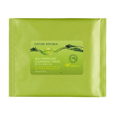 Jeju Sparkling Cleansing Tissue 15 Sheets - Nature Republic