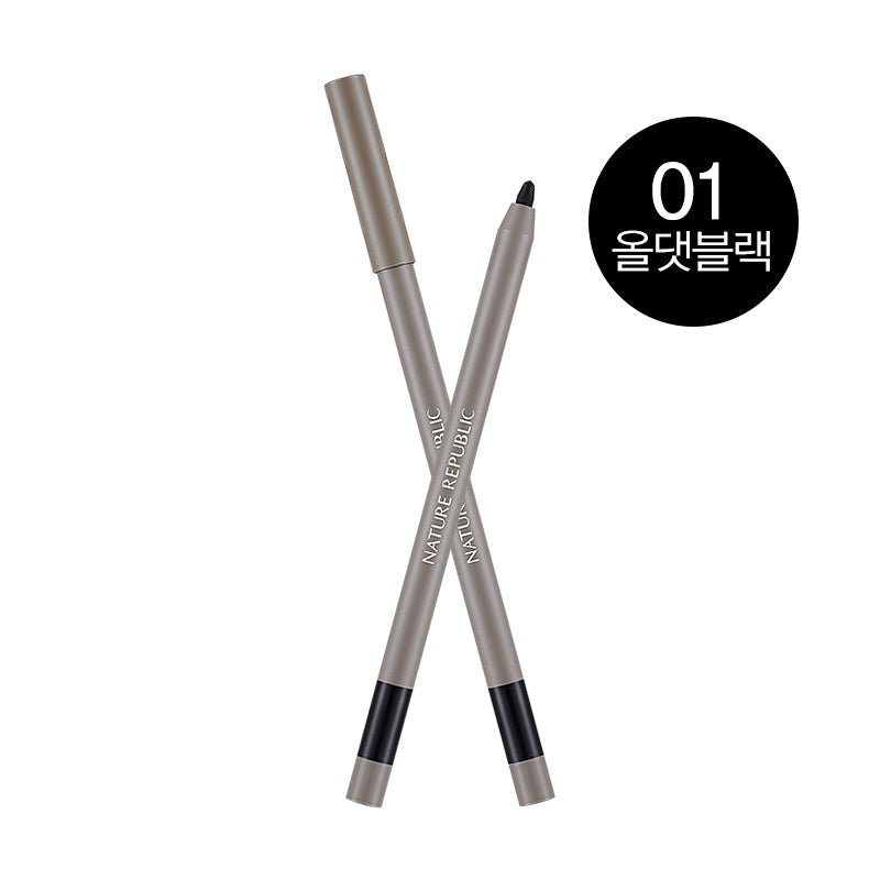 Provence Creamy Gel Eyeliner 01 All That Black - Nature Republic