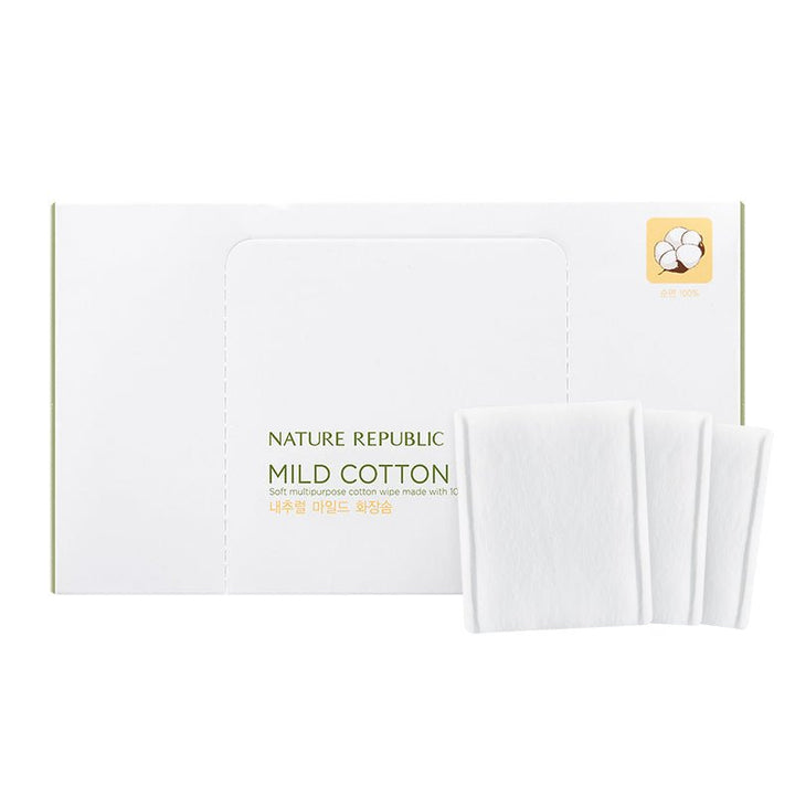 Beauty Tool Natural Mild Cotton Wipe - Nature Republic