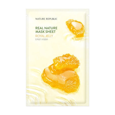 Real Nature Royal Jelly Mask Sheet - Nature Republic