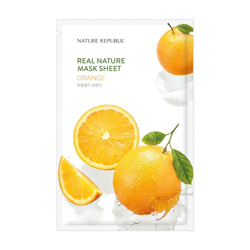 Real Nature Orange Mask Sheet - Nature Republic