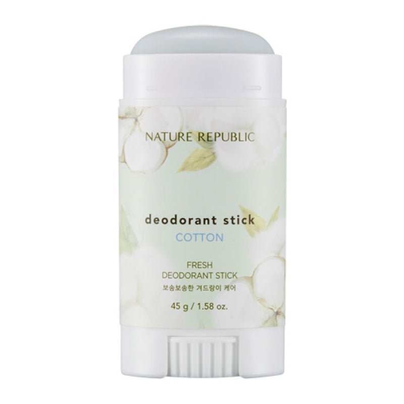 Fresh Deodorant Stick - Cotton - Nature Republic