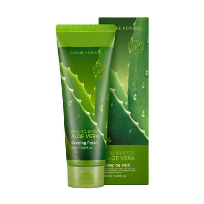 Real Squeeze Aloe Vera Sleeping Pack - Nature Republic