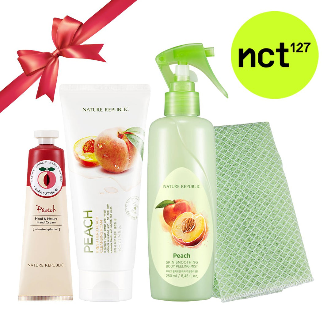 Peach Face to Toe Set [FREE NCT 127 Official Collector Photocard] - Nature Republic